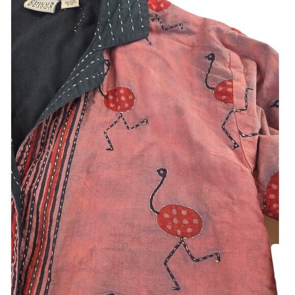 Chico's | Vintage Red Emu Jacket | Size S/M - Picture 3 of 5